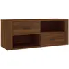 vidaXL Meuble TV Chêne marron 100x35x40 cm Bois d'ingénierie