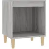 vidaXL Table de chevet Sonoma gris 40x35x50 cm