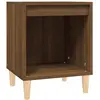 vidaXL Table de chevet Chêne marron 40x35x50 cm