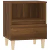 vidaXL Table de chevet Chêne marron 40x35x50 cm