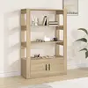 vidaXL Buffet Chêne sonoma 80x30x119,5 cm Bois d'ingénierie