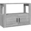 vidaXL Buffet Sonoma gris 80x30x60 cm Bois d'ingénierie