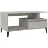 vidaXL Table basse Gris béton 90x49x45 cm Bois d'ingénierie