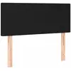vidaXL Tête de lit à LED Noir 80x5x78/88 cm Tissu