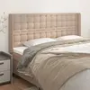vidaXL Tête de lit avec oreilles Cappuccino 183x16x118/128 cm