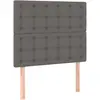 vidaXL Têtes de lit 4 pcs Gris 72x5x78/88 cm Similicuir