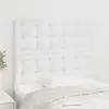 vidaXL Têtes de lit 2 pcs Blanc 80x5x78/88 cm Similicuir