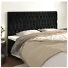vidaXL Têtes de lit 4 pcs Noir 90x7x78/88 cm Velours