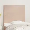 vidaXL Têtes de lit 2 pcs Cappuccino 100x5x78/88 cm Similicuir