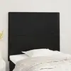 vidaXL Têtes de lit 2 pcs Noir 100x5x78/88 cm Similicuir