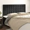 vidaXL Têtes de lit 4 pcs Noir 100x5x78/88 cm Velours