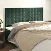 vidaXL Têtes de lit 4 pcs Vert foncé 80x5x78/88 cm Velours