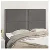 vidaXL Têtes de lit 4 pcs Gris 72x5x78/88 cm Similicuir