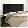 vidaXL Têtes de lit 4 pcs Noir 90x5x78/88 cm Velours