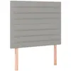 vidaXL Têtes de lit 4 pcs Gris clair 72x5x78/88 cm Tissu