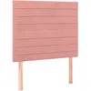 vidaXL Têtes de lit 2 pcs Rose 80x5x78/88 cm Velours
