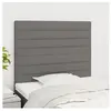 vidaXL Têtes de lit 2 pcs Gris foncé 80x5x78/88 cm Tissu