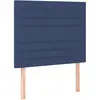 vidaXL Têtes de lit 4 pcs Bleu 90x5x78/88 cm Tissu