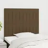 Têtes de lit 2 pcs Marron Foncé 80x5x78/88 cm Tissu Vidaxl Marron foncé