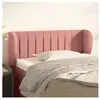 vidaXL Tête de lit avec oreilles Rose 83x23x78/88 cm Velours