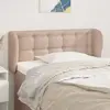 Non communiqué vidaXL Tête de lit avec oreilles Cappuccino 83x23x78/88 cm Similicuir