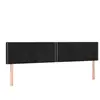 vidaXL Tête de lit à LED Noir 180x5x78/88 cm Velours