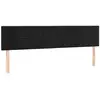 vidaXL Tête de lit à LED Noir 180x5x78/88 cm Velours
