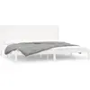 vidaXL Cadre de lit Blanc Bois massif 200x200 cm