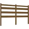 vidaXL Tête de lit Marron miel 141x4x100 cm Bois massif de pin