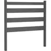 vidaXL Tête de lit Gris 96x4x100 cm Bois massif de pin