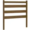 vidaXL Tête de lit Marron miel 96x4x100 cm Bois massif de pin