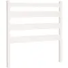 vidaXL Tête de lit Blanc 106x4x100 cm Bois massif de pin