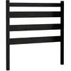 vidaXL Tête de lit Noir 81x4x100 cm Bois massif de pin