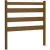 vidaXL Tête de lit Marron miel 81x4x100 cm Bois massif de pin