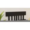 vidaXL Tête de lit Noir 123,5x3x81 cm Bois massif de pin