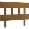 vidaXL Tête de lit Marron miel 103,5x3x81 cm Bois massif de pin