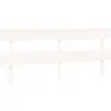 vidaXL Tête de lit Blanc 184x3x81 cm Bois massif de pin