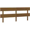 vidaXL Tête de lit Marron miel 184x3x81 cm Bois massif de pin