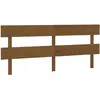 vidaXL Tête de lit Marron miel 204x3x81 cm Bois massif de pin