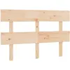 vidaXL Tête de lit 124x3x81 cm Bois massif de pin