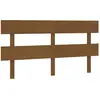 vidaXL Tête de lit Marron miel 154x3x81 cm Bois massif de pin