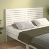 vidaXL Tête de lit Blanc 146x4x100 cm Bois massif de pin