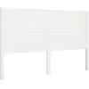 vidaXL Tête de lit Blanc 141x4x100 cm Bois massif de pin