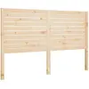 vidaXL Tête de lit 126x4x100 cm Bois massif de pin