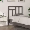 vidaXL Tête de lit Gris 95,5x4x100 cm Bois massif de pin