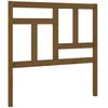 vidaXL Tête de lit Marron miel 80,5x4x100 cm Bois massif de pin