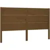 vidaXL Tête de lit Marron miel 126x4x100 cm Bois massif de pin