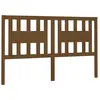 vidaXL Tête de lit Marron miel 141x4x100 cm Bois massif de pin