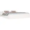 vidaXL Cadre de lit Blanc Bois massif 180x200 cm Super King
