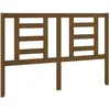 vidaXL Tête de lit Marron miel 141x4x100 cm Bois massif de pin